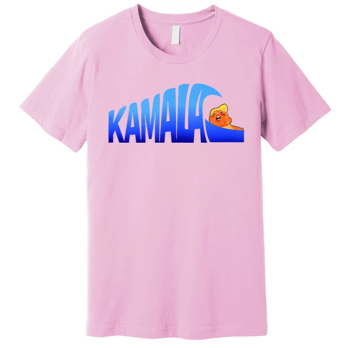 Kamala Wave Blue Wave Over Trump Premium T-Shirt