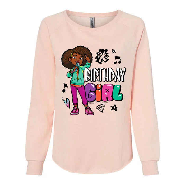 Karma's World Birthday Womens California Wash Sweatshirt