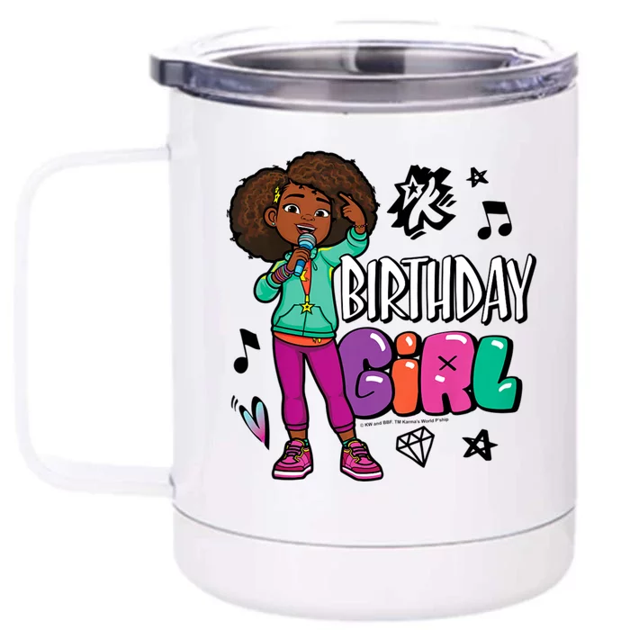 Karma's World Birthday Front & Back 12oz Stainless Steel Tumbler Cup