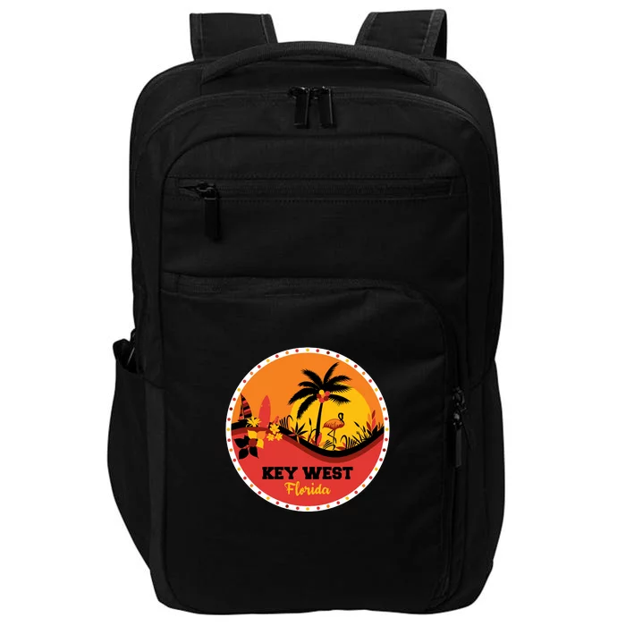 Key West Circular Logo Impact Tech Backpack