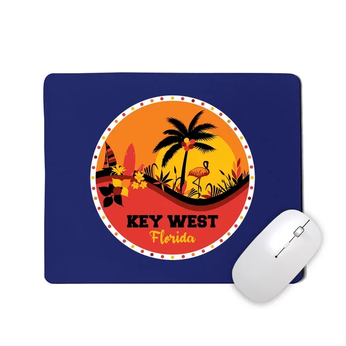 Key West Circular Logo Mousepad