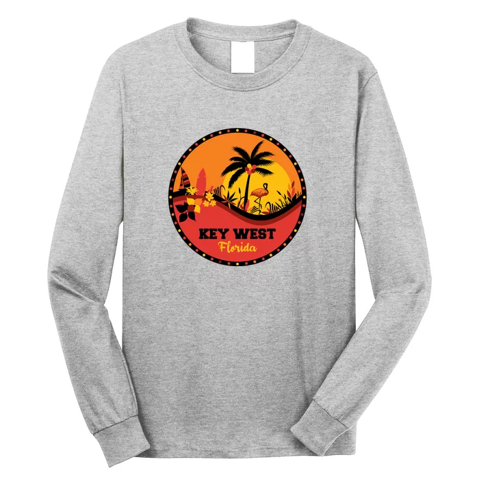 Key West Circular Logo Long Sleeve Shirt