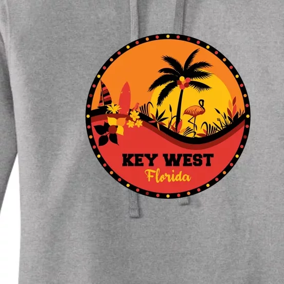 Key West Circular Logo Women's Pullover Hoodie