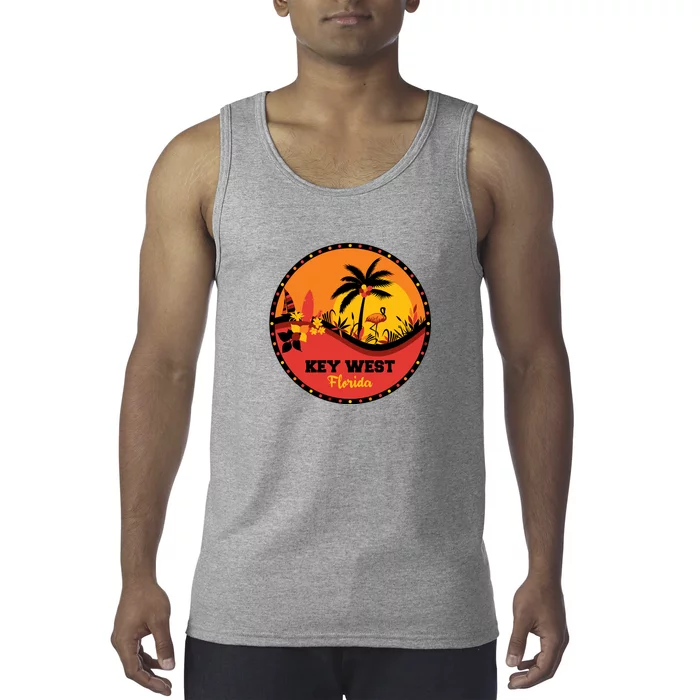 Key West Circular Logo Tank Top