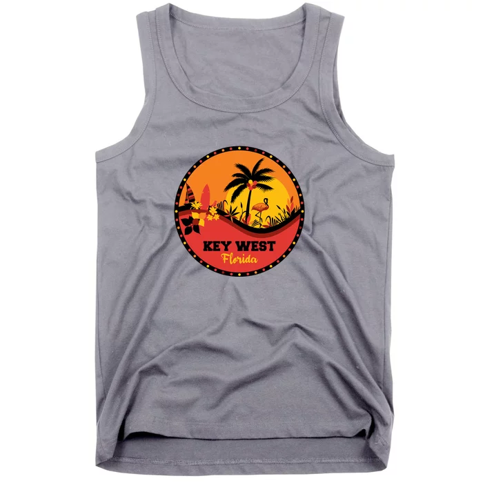 Key West Circular Logo Tank Top