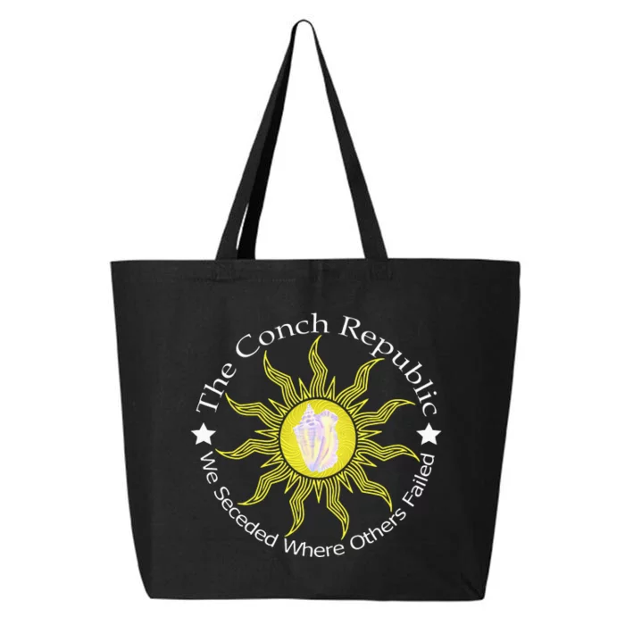 Key West Conch Republic Flag We Seceded Where Others Failed 25L Jumbo Tote