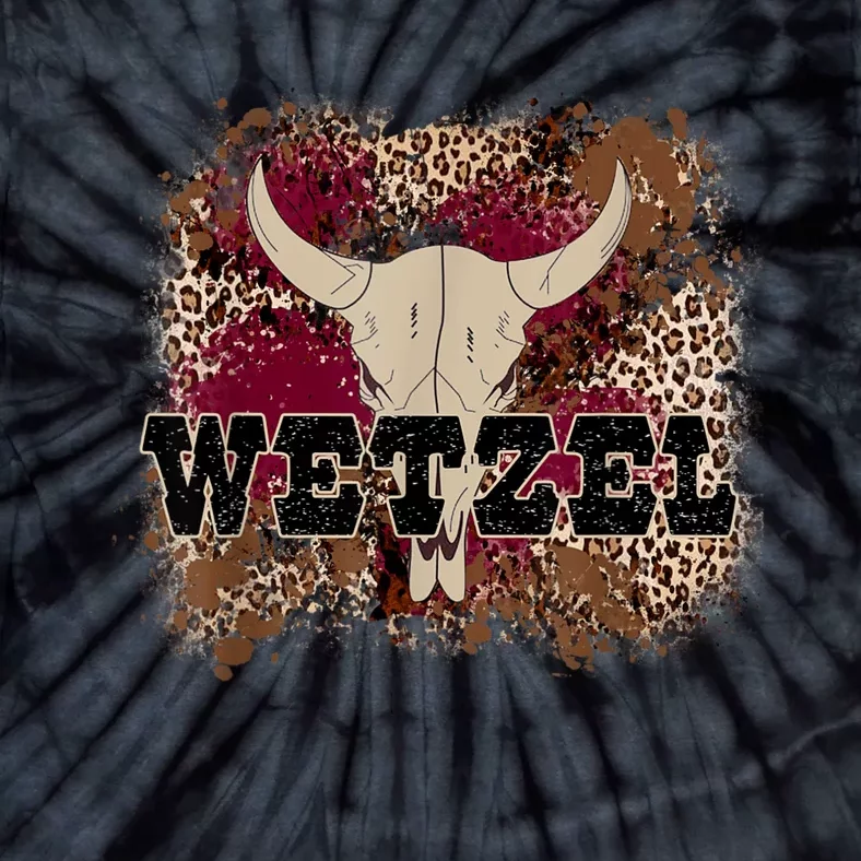 Koe Western Country Music Wetzel Bull Skull Tie-Dye T-Shirt