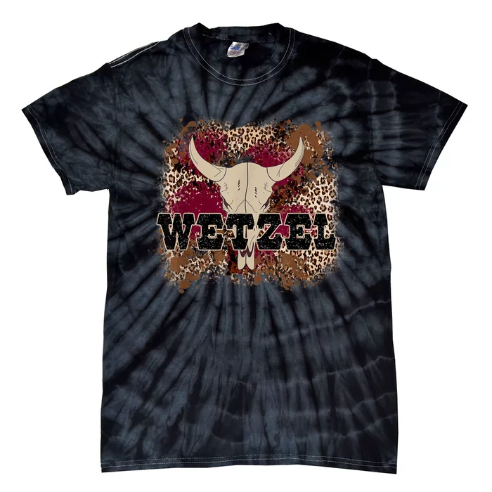 Koe Western Country Music Wetzel Bull Skull Tie-Dye T-Shirt