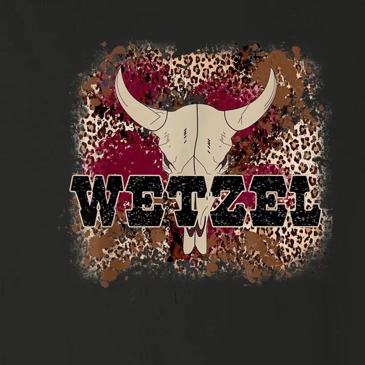 Koe Western Country Music Wetzel Bull Skull Toddler Long Sleeve Shirt