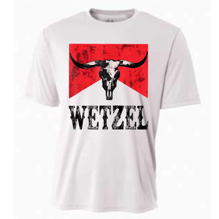 Koe Western Country Music Wetzel Bull Skull Cooling Performance Crew T-Shirt