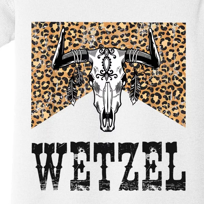 Koe Western Country Music Wetzel Bull Skull Baby Bodysuit