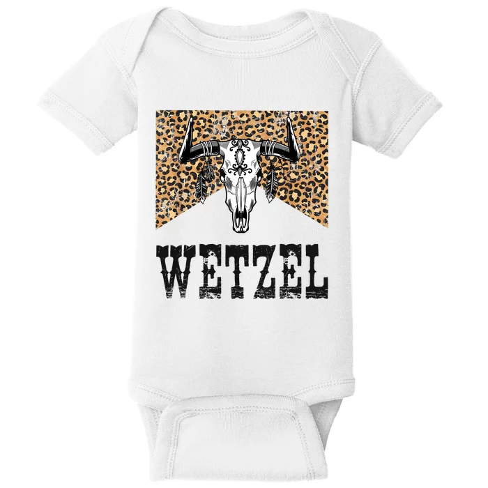 Koe Western Country Music Wetzel Bull Skull Baby Bodysuit