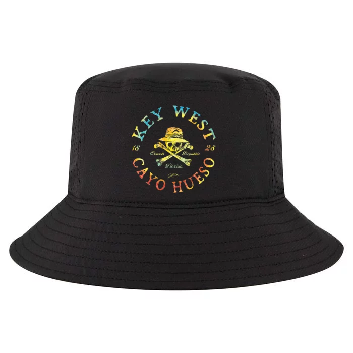 Key West (Cayo Hueso) Fl Jolly Roger Cool Comfort Performance Bucket Hat