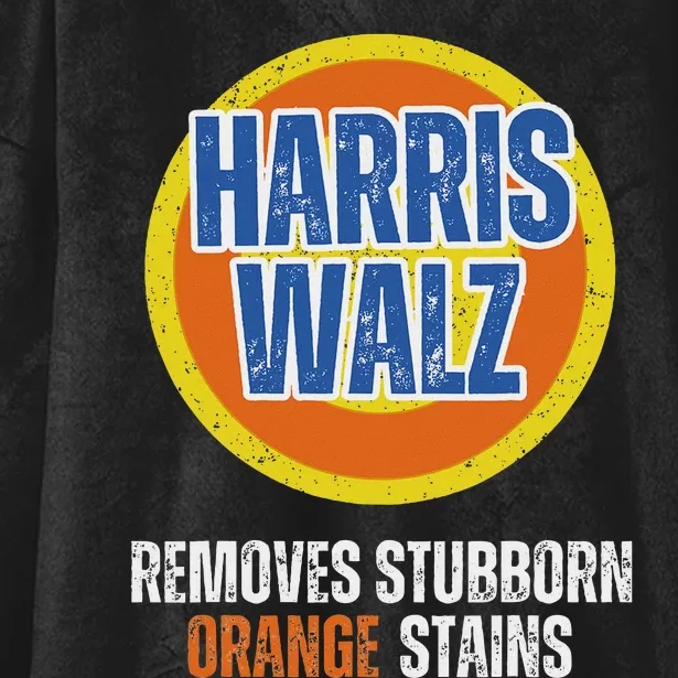 Kamala Walz Detergent Removes Stubborn Orange Stains 2024 Hooded Wearable Blanket