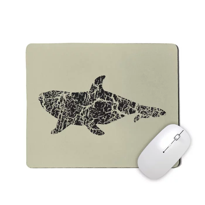 Killer Whale Distressed Print Vintage Killer Whale Mousepad