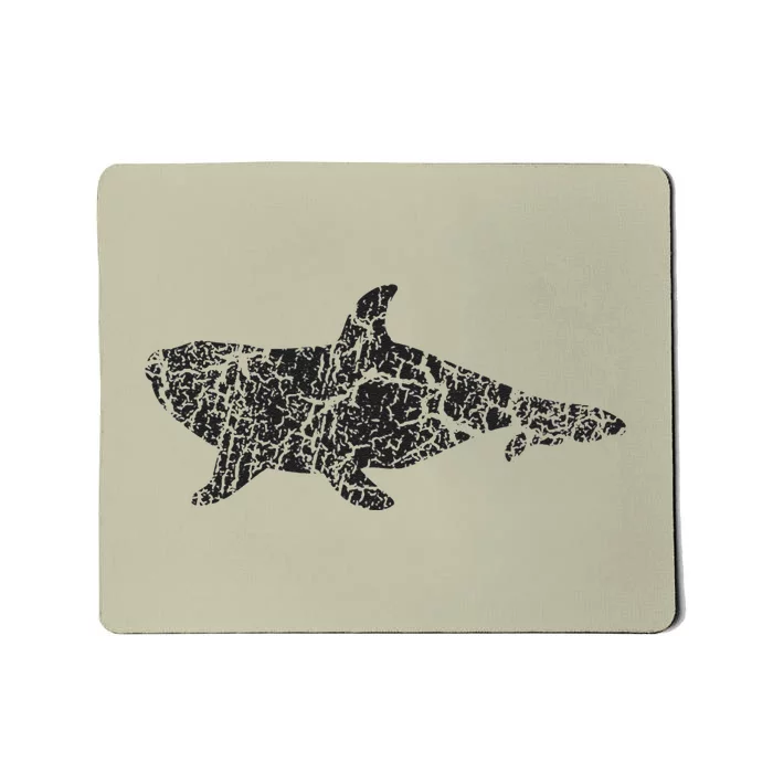 Killer Whale Distressed Print Vintage Killer Whale Mousepad