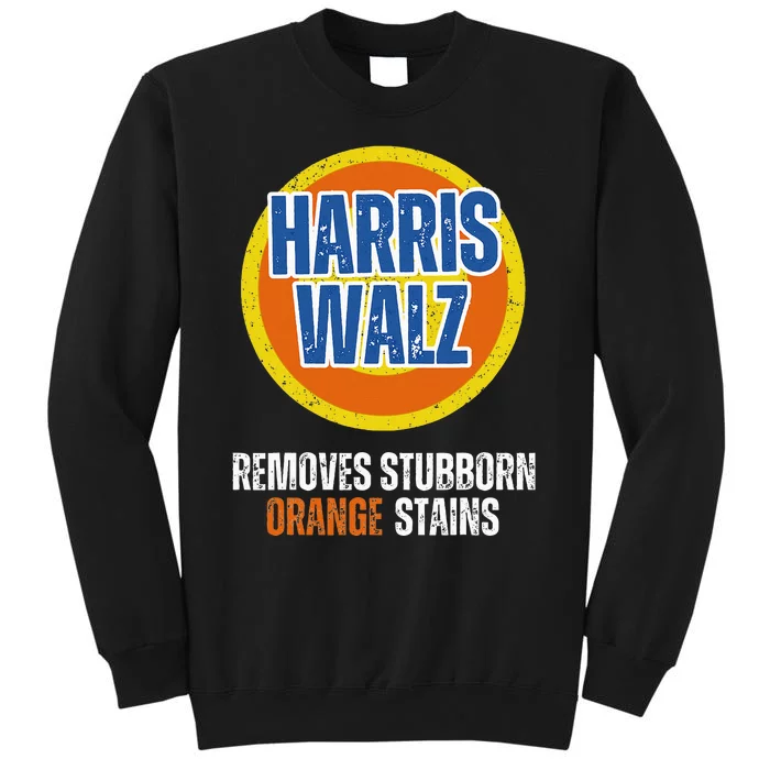 Kamala Walz Detergent Removes Stubborn Orange Stains 2024 Tall Sweatshirt