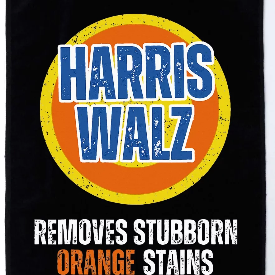 Kamala Walz Detergent Removes Stubborn Orange Stains 2024 Platinum Collection Golf Towel