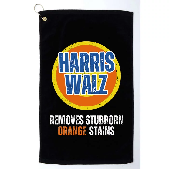 Kamala Walz Detergent Removes Stubborn Orange Stains 2024 Platinum Collection Golf Towel