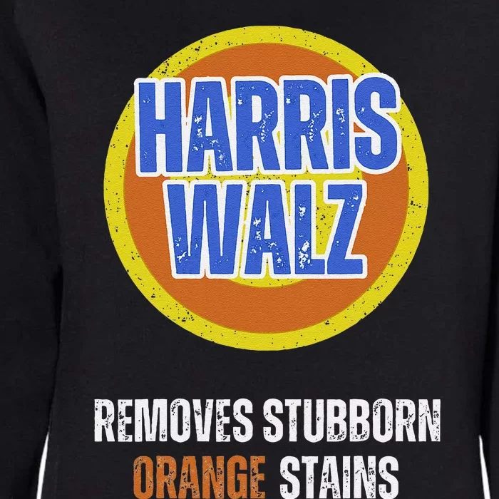 Kamala Walz Detergent Removes Stubborn Orange Stains 2024 Womens California Wash Sweatshirt