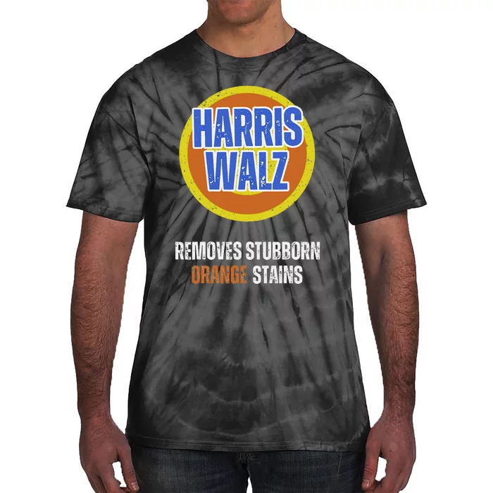 Kamala Walz Detergent Removes Stubborn Orange Stains 2024 Tie-Dye T-Shirt