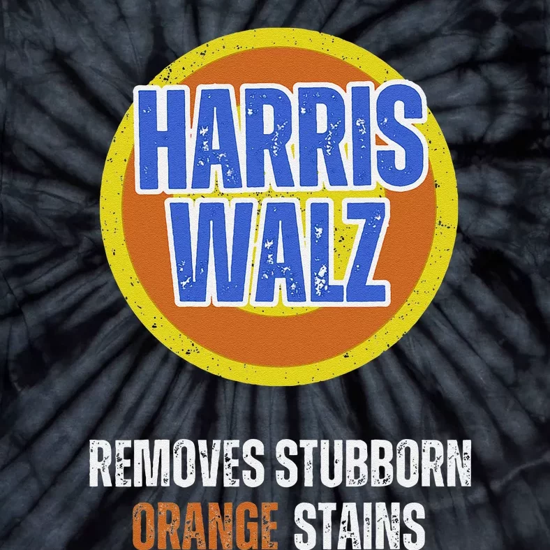 Kamala Walz Detergent Removes Stubborn Orange Stains 2024 Tie-Dye T-Shirt