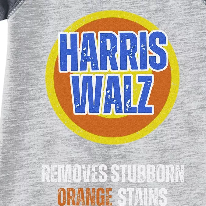 Kamala Walz Detergent Removes Stubborn Orange Stains 2024 Infant Baby Jersey Bodysuit