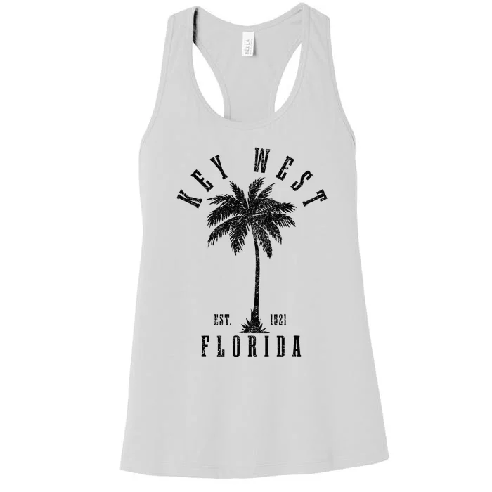 Key West Est. 1521 Florida Palm Tree Women's Racerback Tank