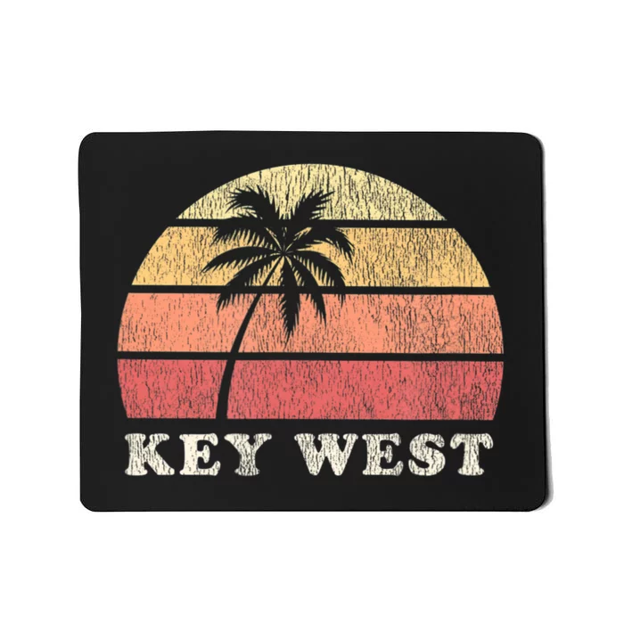 Key West Fl Vintage 70s Retro Mousepad