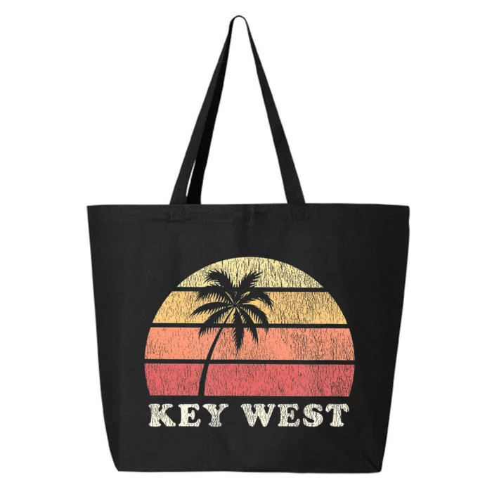 Key West Fl Vintage 70s Retro 25L Jumbo Tote