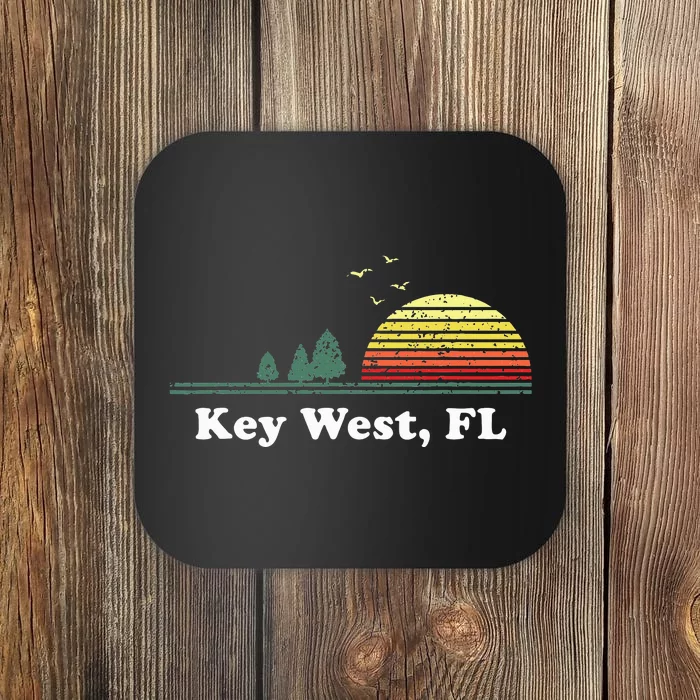 Key West Florida Home Souvenir Print Coaster