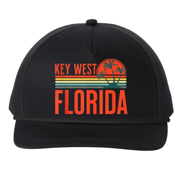 Key West Florida Beach Summer Vacation Tank Top Snapback Five-Panel Rope Hat