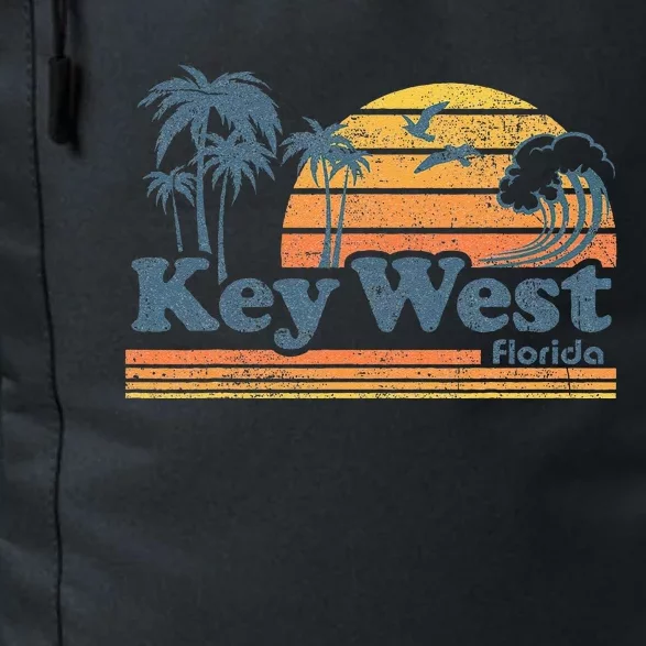 Key West Florida Beach Vintage Spring Break Vacation Retro Daily Commute Backpack