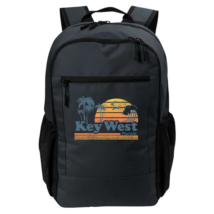 Key West Florida Beach Vintage Spring Break Vacation Retro Daily Commute Backpack