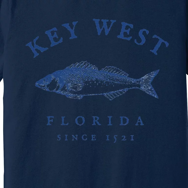 Key West Florida Vintage Fishing Premium T-Shirt