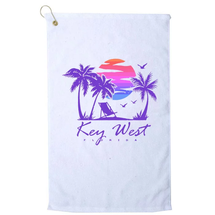 Key West Florida Spring Break Vacation Platinum Collection Golf Towel