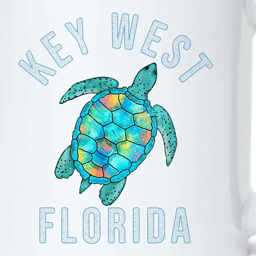 Key West Florida Sea Turtle Black Color Changing Mug