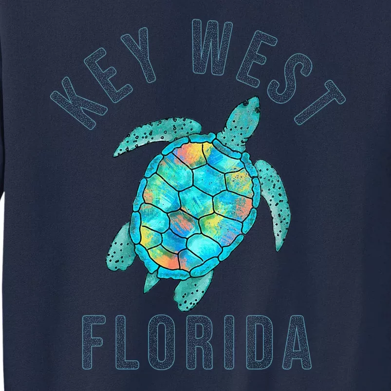 Key West Florida Sea Turtle Tall Sweatshirt