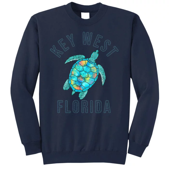 Key West Florida Sea Turtle Tall Sweatshirt