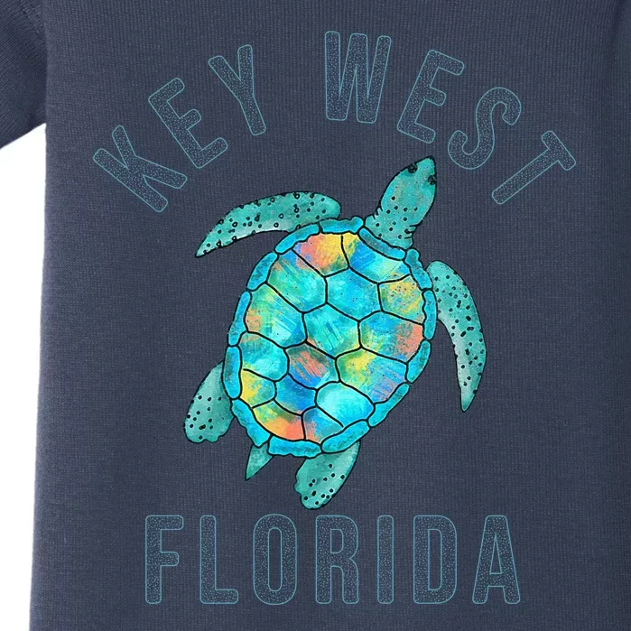 Key West Florida Sea Turtle Baby Bodysuit