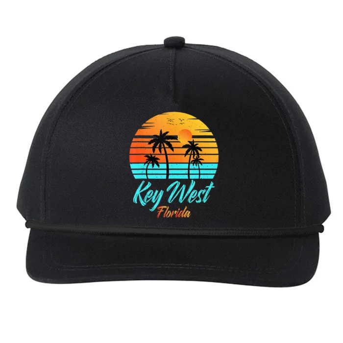 Key West Florida Travel Vacation Getaway Cruise Snapback Five-Panel Rope Hat