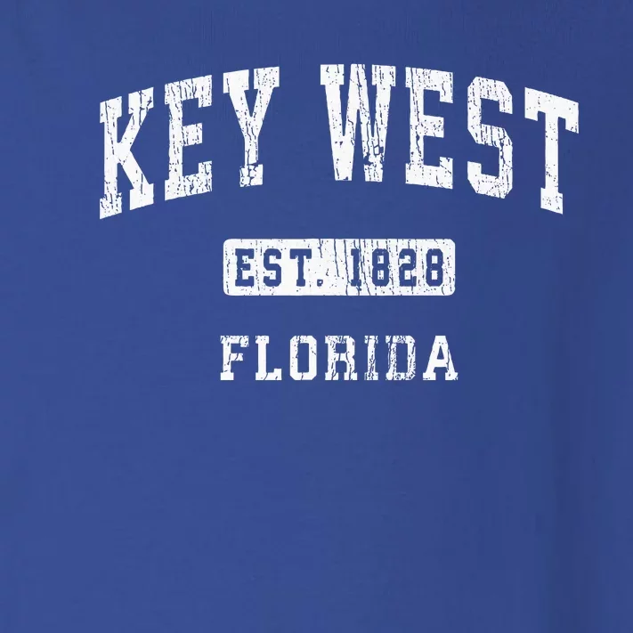 Key West Florida Fl Vintage Athletic Sports Toddler Long Sleeve Shirt