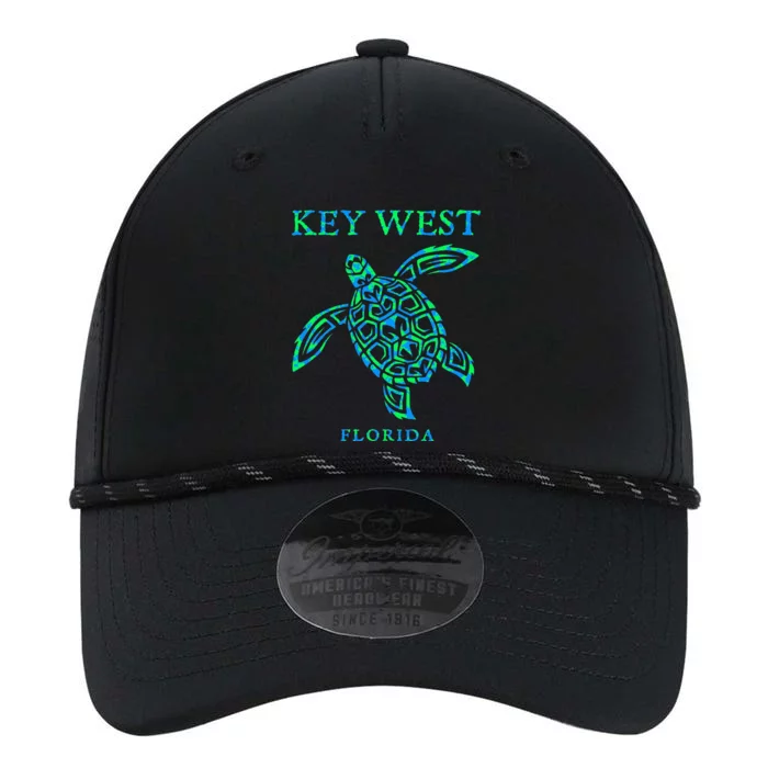 Key West Florida Sea Turtle Retro Boy Girl Vacation Souvenir Performance The Dyno Cap