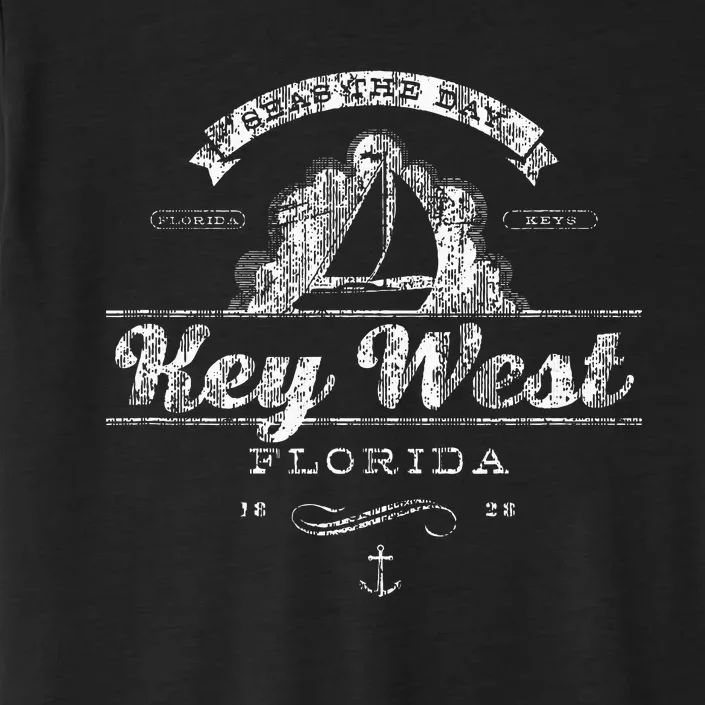 Key West Fl Sailboat Nautical ChromaSoft Performance T-Shirt