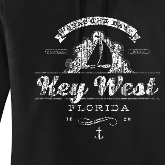 Key West Fl Sailboat Nautical Women's Pullover Hoodie