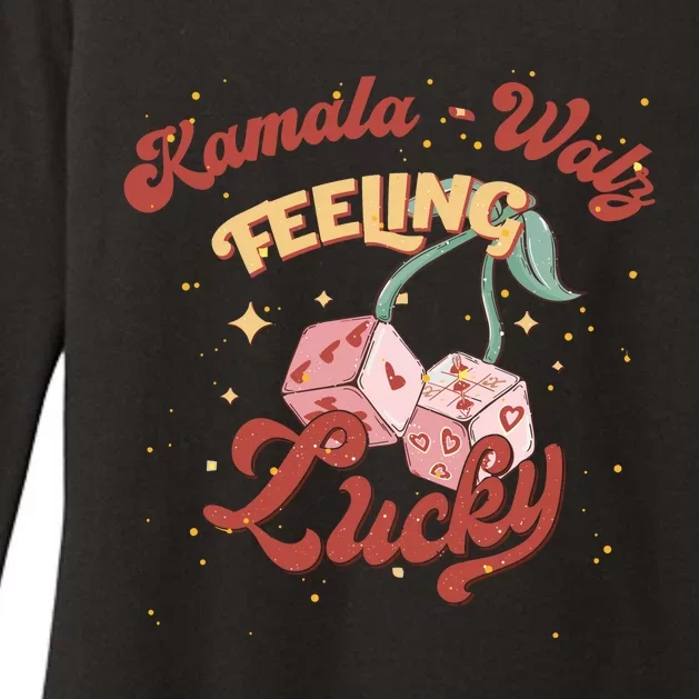 Kamala Walz Feeling Lucky Womens CVC Long Sleeve Shirt