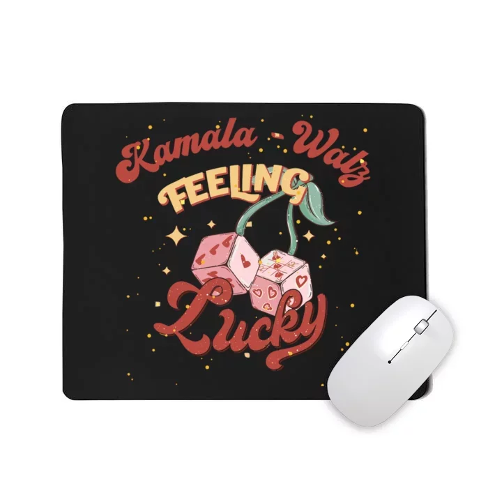 Kamala Walz Feeling Lucky Mousepad