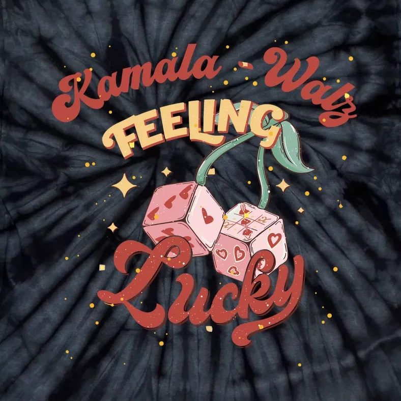 Kamala Walz Feeling Lucky Tie-Dye T-Shirt