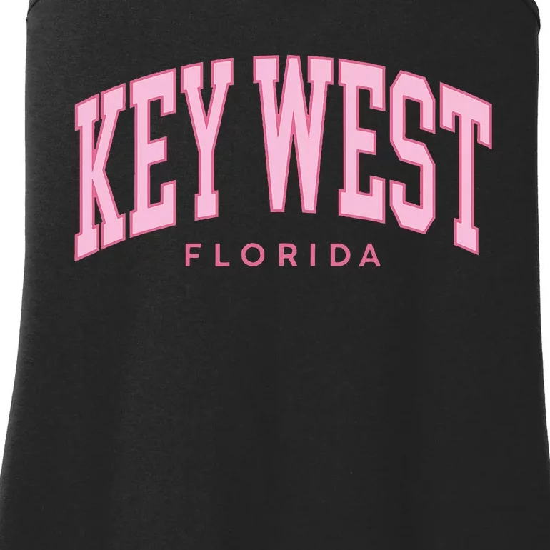 Key West Florida Summer Retro Preppy Throwback Ladies Essential Tank