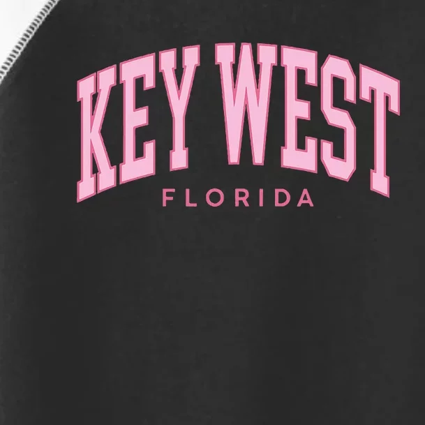 Key West Florida Summer Retro Preppy Throwback Toddler Fine Jersey T-Shirt